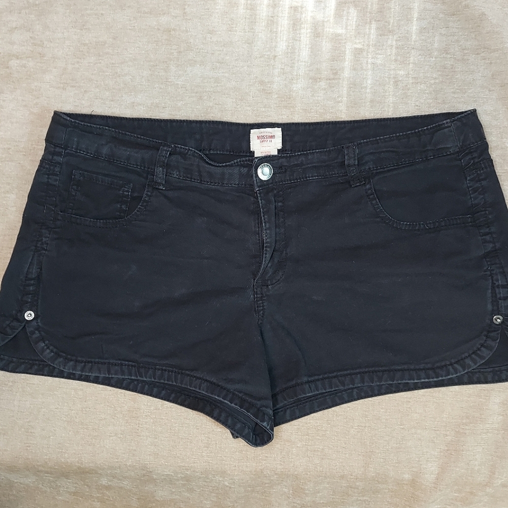 Mossimo Style Co. Black Demin Shorts Size 17